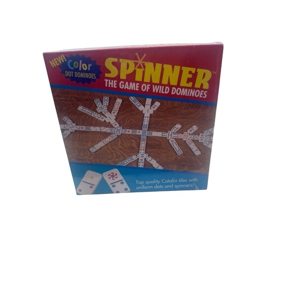 SPINNER The Game of Wild Dominoes - Catalin Tiles 1997  NEW Sealed Fast Shipping - Picture 1 of 7